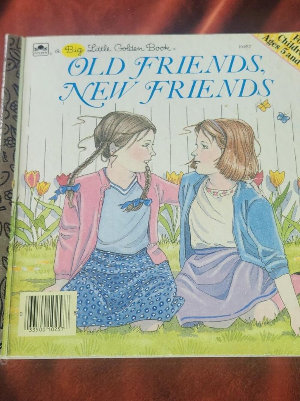 Big Little Golden Book - Old Friends, New Friends hardcover children's book.